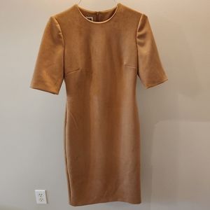 Anne Klein Tan Suede Dress